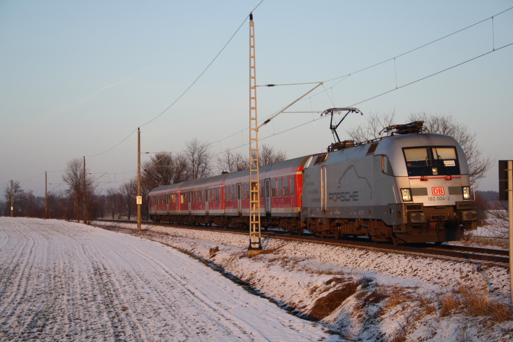 Am 30.1.2011 konnte ich bei Lampertswalde den Porsche Taurus, mit Ihrem RE nach Dresden machen. 