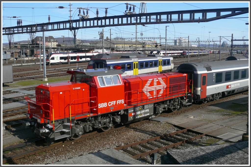 Am 843 042-3 in Basel SBB. (01.03.2010)