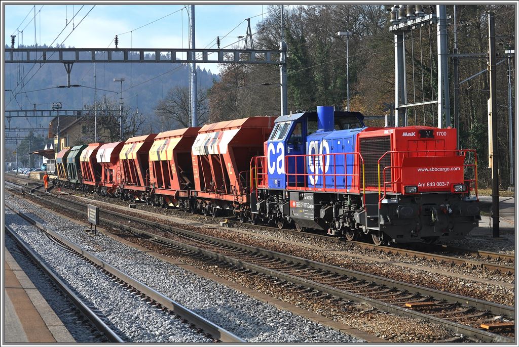 Am 843 083-7 in Hntwangen-Wil. (08.03.2013)