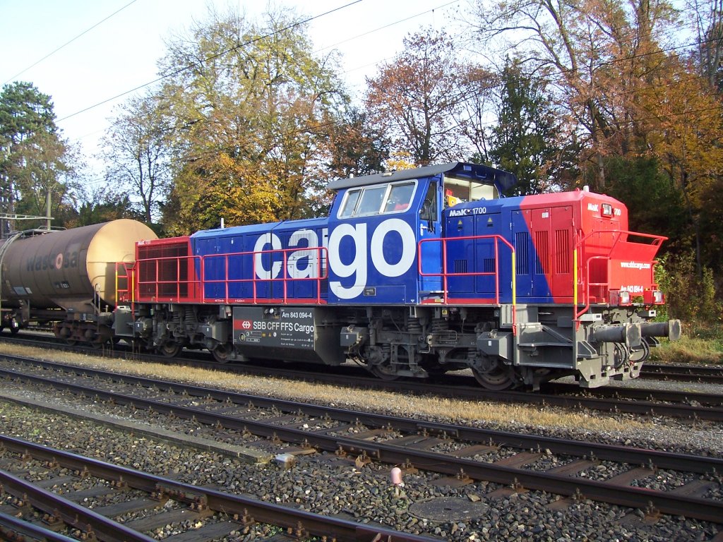 Am 843 094-4 in Kreuzlingen Hafen am 13.11.2009