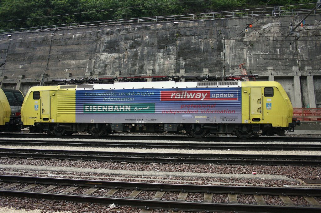 Am Brenner stand am 17.07.2011 die 189 907-9