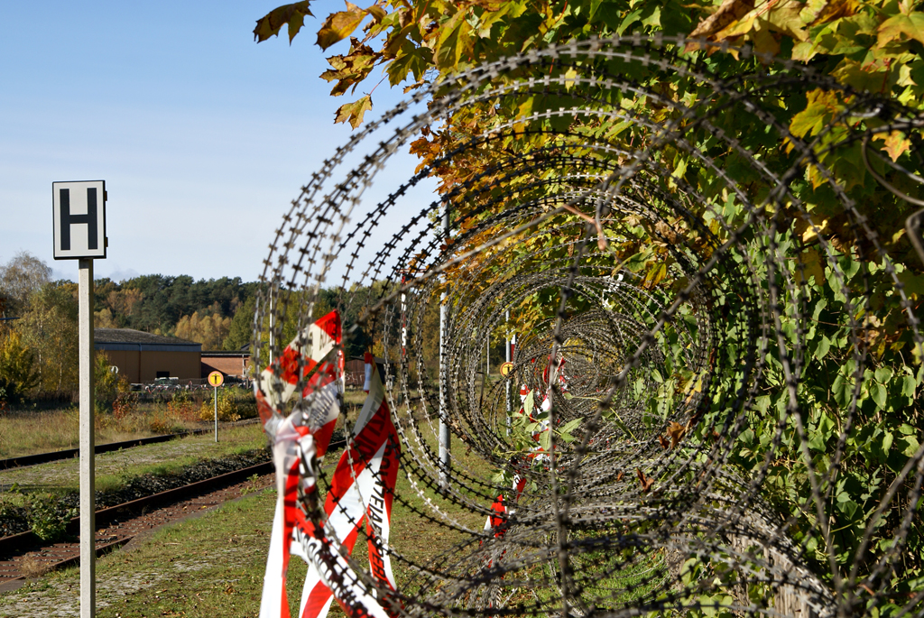 Am Wochenende rollt der Castor wieder durchs Wendland. Die Vorboten davon waren schon Ende Oktober in Dahlenburg zu sehen.