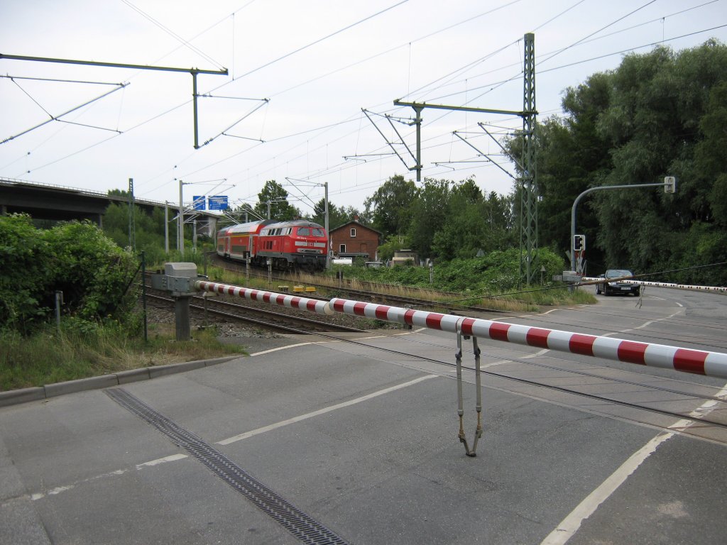 An der Strae  Zur Teerhofinsel  in Bad Schwartau am 10.08.2010