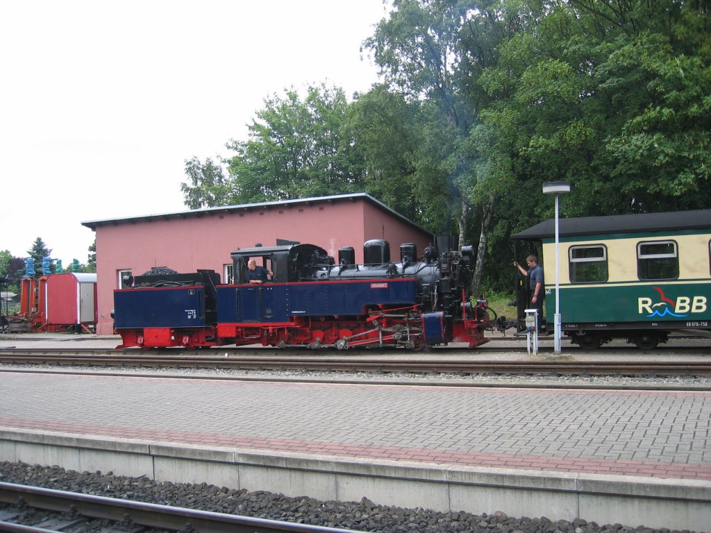 Aquarius C im Bahnhof Putbus am 20.07.2009