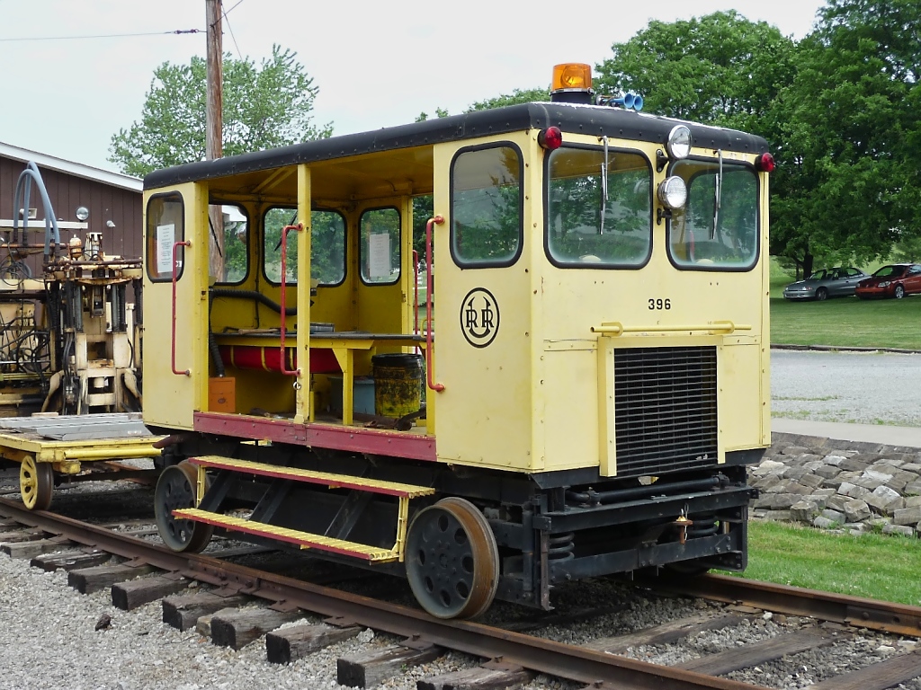 Arbeitsfahrzeug #396 des Pennsylvania Trolley Museum (Washington, PA, 8.6.09)