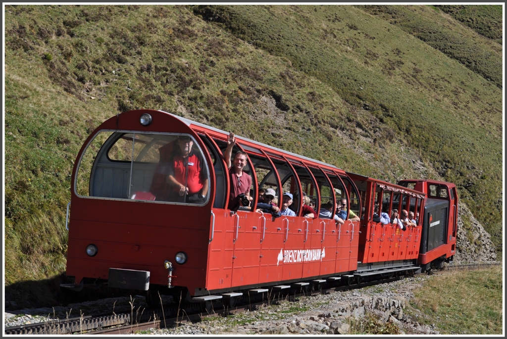 Armin nahm den bequemen Weg nach unten, und tschss. (01.10.2011)