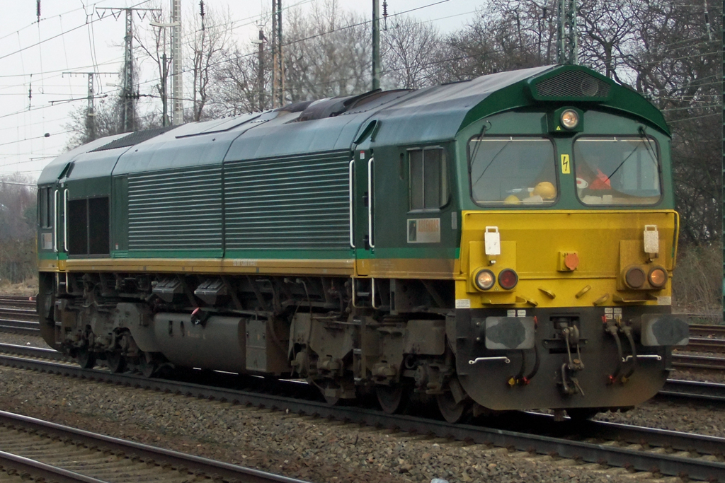 Ascendos Rail Leasing Class 66 in Kln-West 26.2.2011