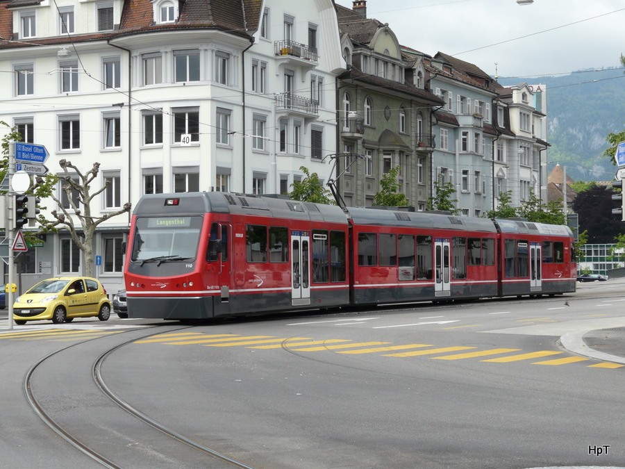 asm - Be 4/8 110 unterwegs in der Stadt Solothurn am 21.05.2010