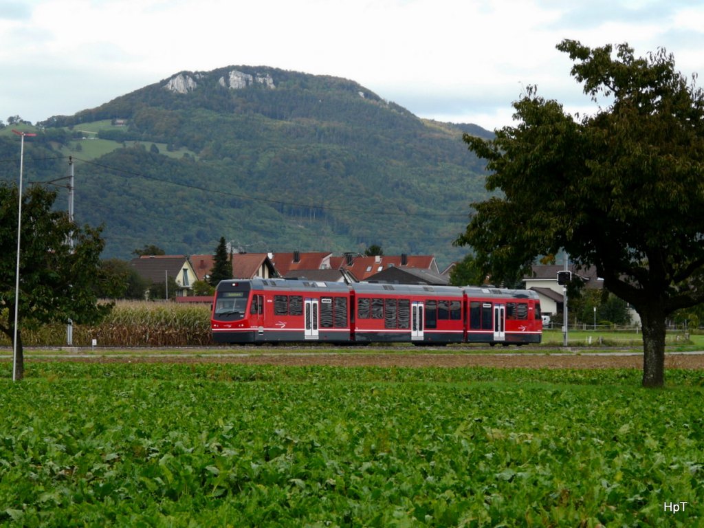 asm Oberaargau - Be 4/8 115 unterwegs bei Niderbipp am 14.09.2011