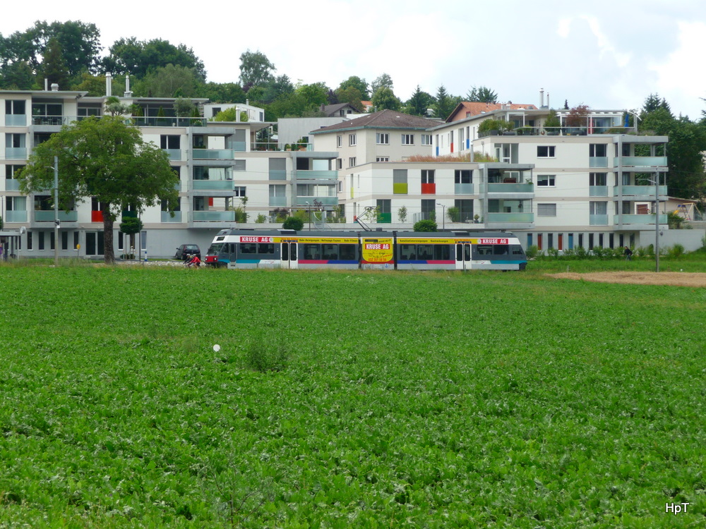 asm Seeland - Triebwagen Be 2/6 502 unterwegs in Ipsach am 24.07.2011
