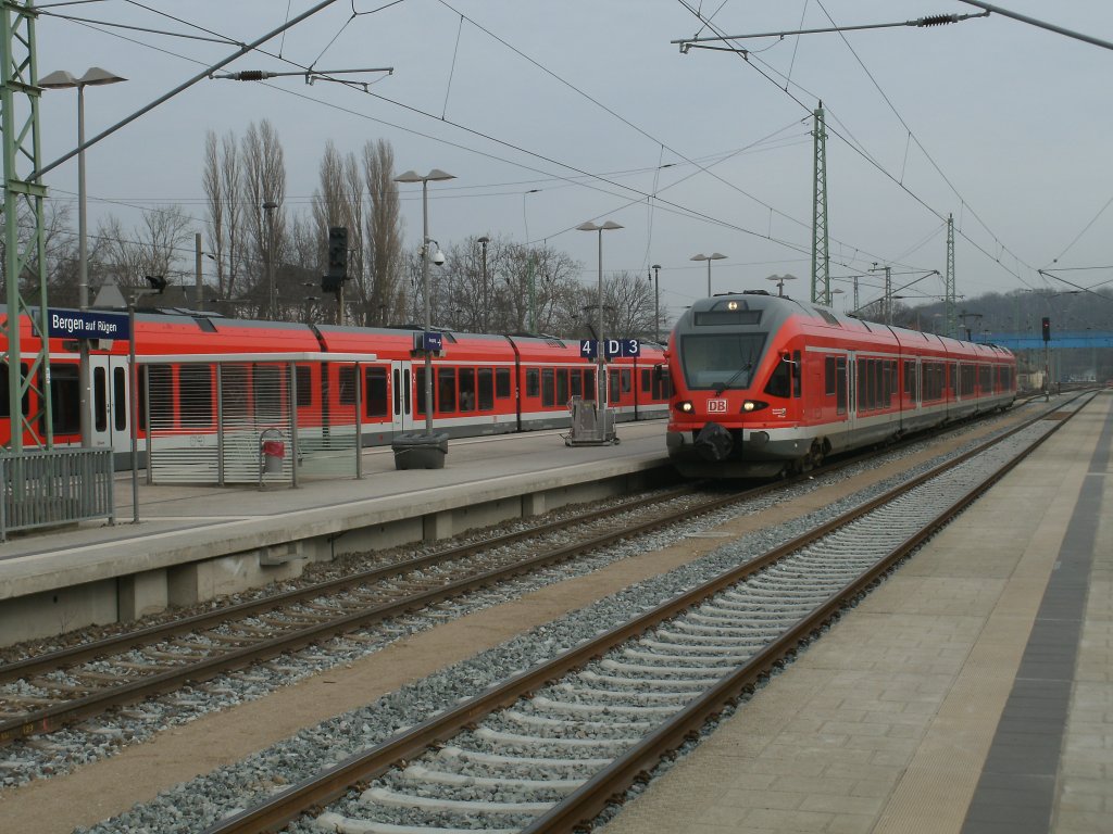 Auch die beiden Lokfhrer vom 429 026 und 429 027 beteiligten sich,am 25.Februar 2011,am bundesweiten Lokfhrerstreik und lieen ihre Zge in Bergen/Rgen stehen.