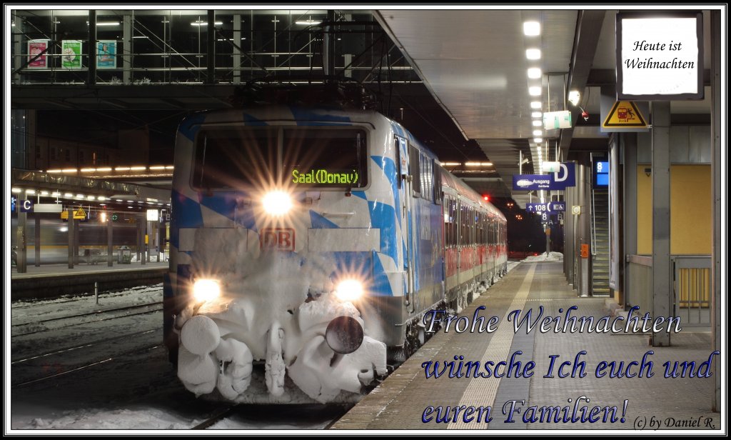 Auch ich, wnsche euch und euren Familien ein besinnliches und geruhsames Weihnachtsfest. 