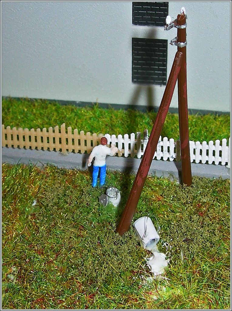 Auf berechtige Kritik die Farbkbel  verkleinert  ist mir doch das Missgeschick unterlaufen, dass diesemal der umgekippte fast voll war...
13. Feb. 2013