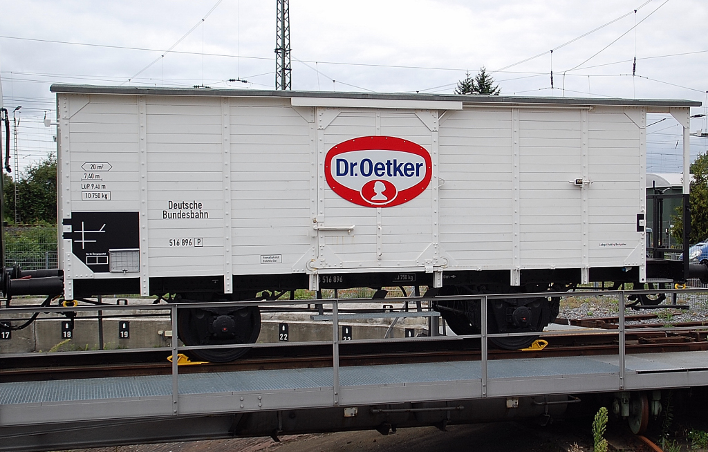 Auf den ehemaligen Bahnbetriebswerk in Bielefeld am Ringlokschuppen ist