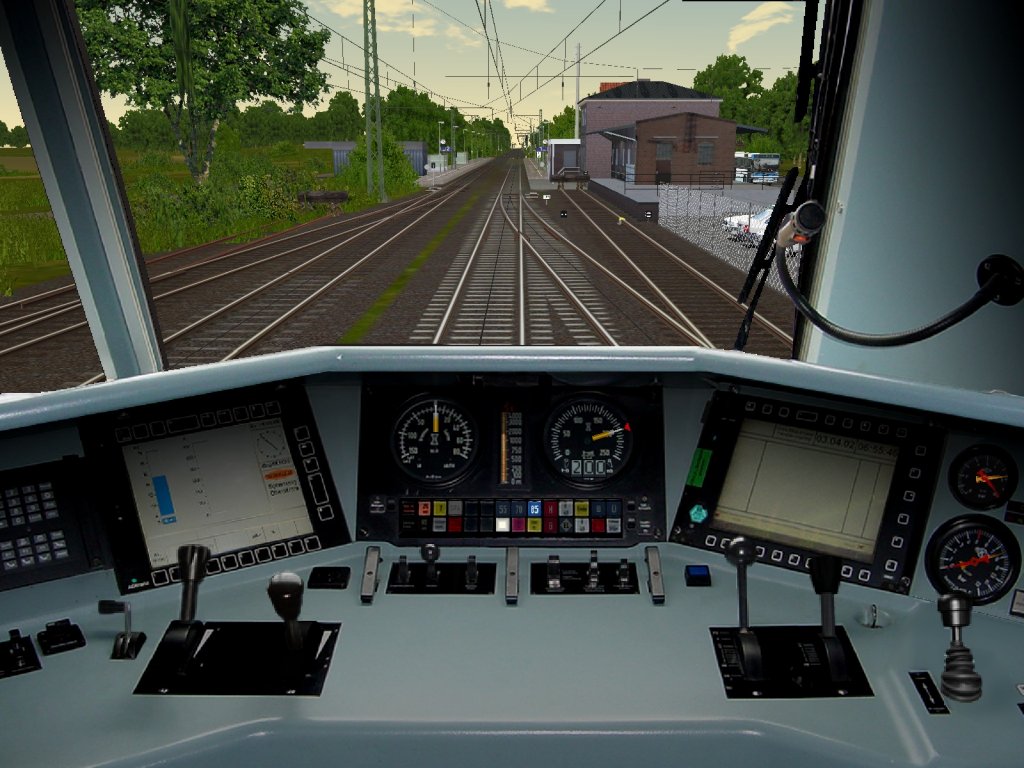 Auf der Lok.
101 008 bei der Durchfahrt von Ostbevern mit IC2412
GR13