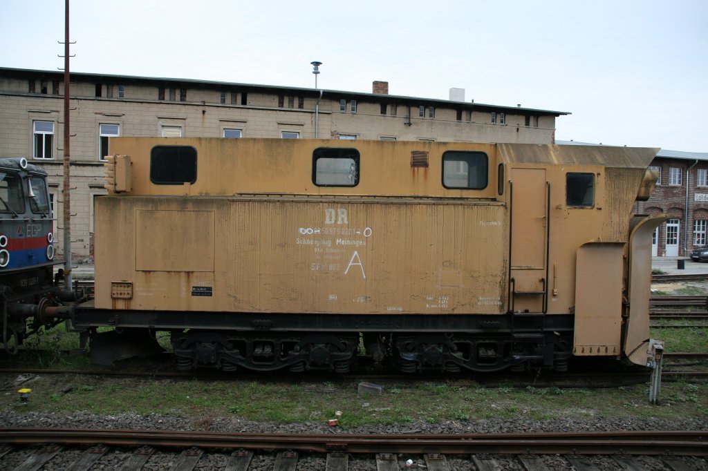 Ausgemusteter Schneepflug im ehemaligen BW Witterberge am 24.08.2012