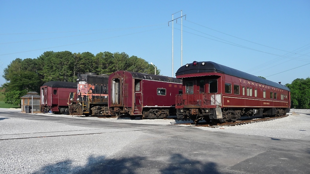 Ausstellungsgelnde der Tennessee Valley Railroad (Chattanooga, 30.5.09).