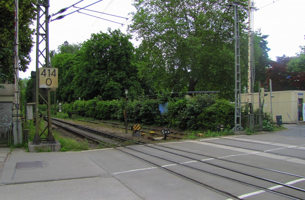 Ausziehgleis hinter dem Bahnhof Konstanz; 22.06.2010
