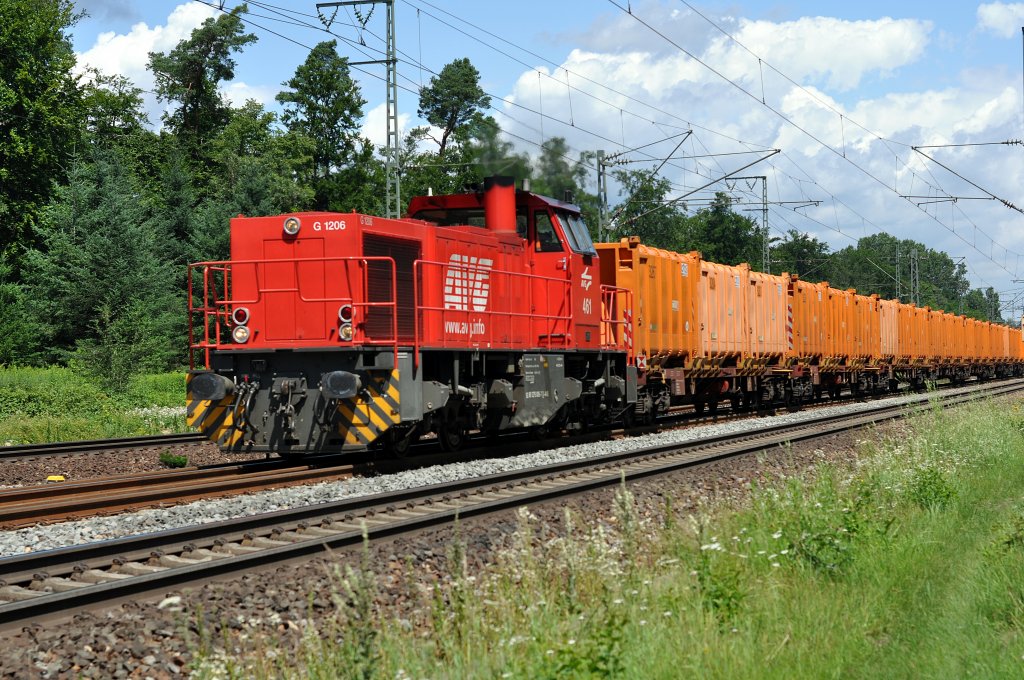 AVG 461  bei Graben - Neudorf  10.07.12