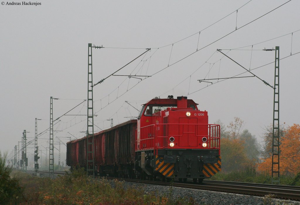 AVG 469 mit ihrer bergabe bei Forchheim 29.10.09
