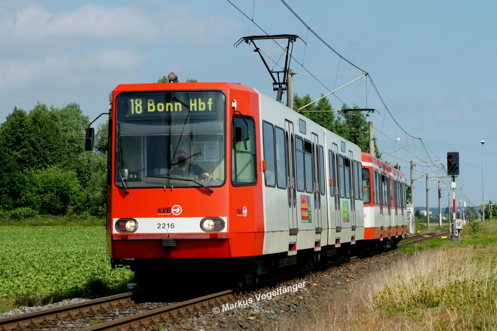 B-Wagen 2216 bei Merten am 02.06.2012
