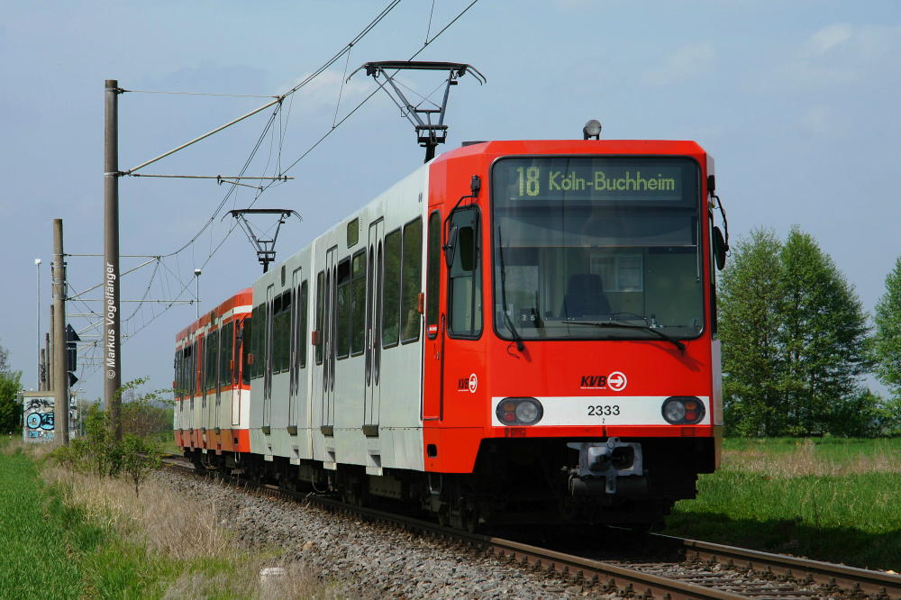 B-Wagen 2333 auf der Vorgebirgsbahn bei Merten am 03.05.2013.