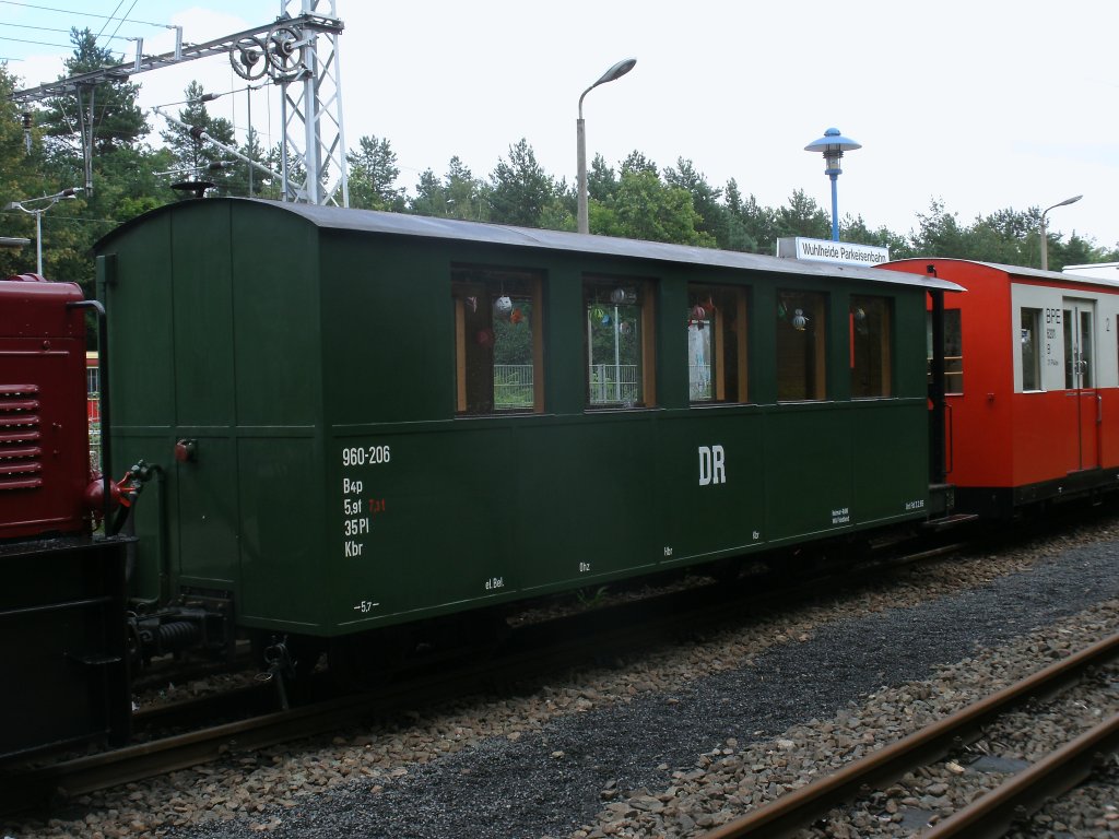 B4p 960-206 im Einsatz,am 14.Juli 2012,bei der Berliner Parkeisenbahn.