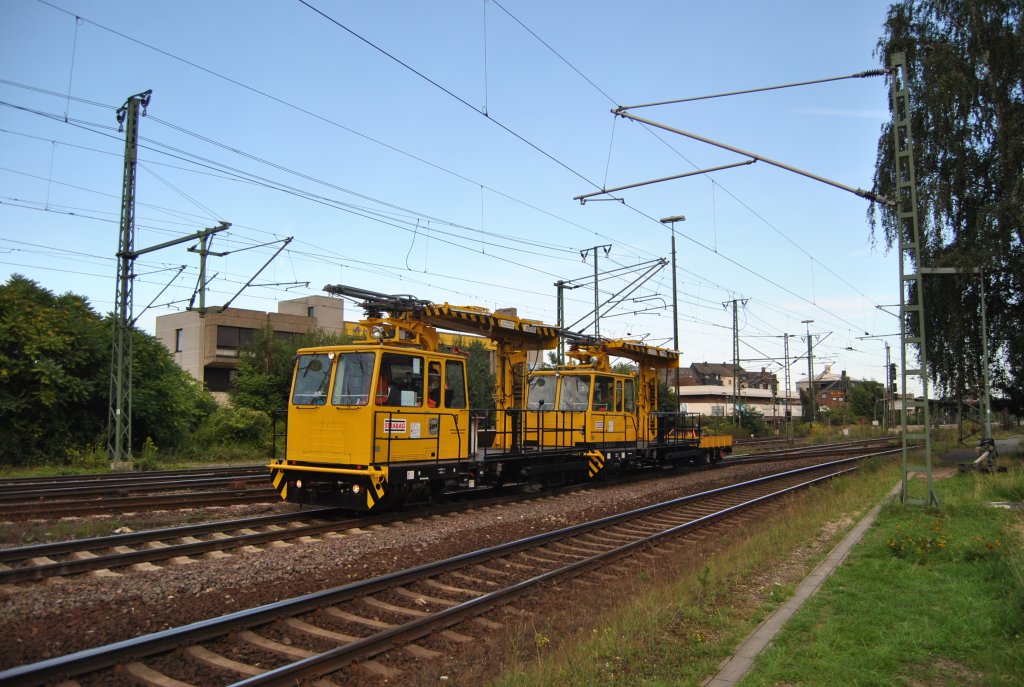 Bahndienstfahrzeug in Lehrte am 20.08.2010.