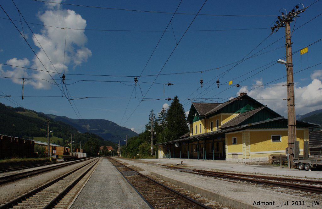 Bahnhof Admont im Juli 2011 kHds