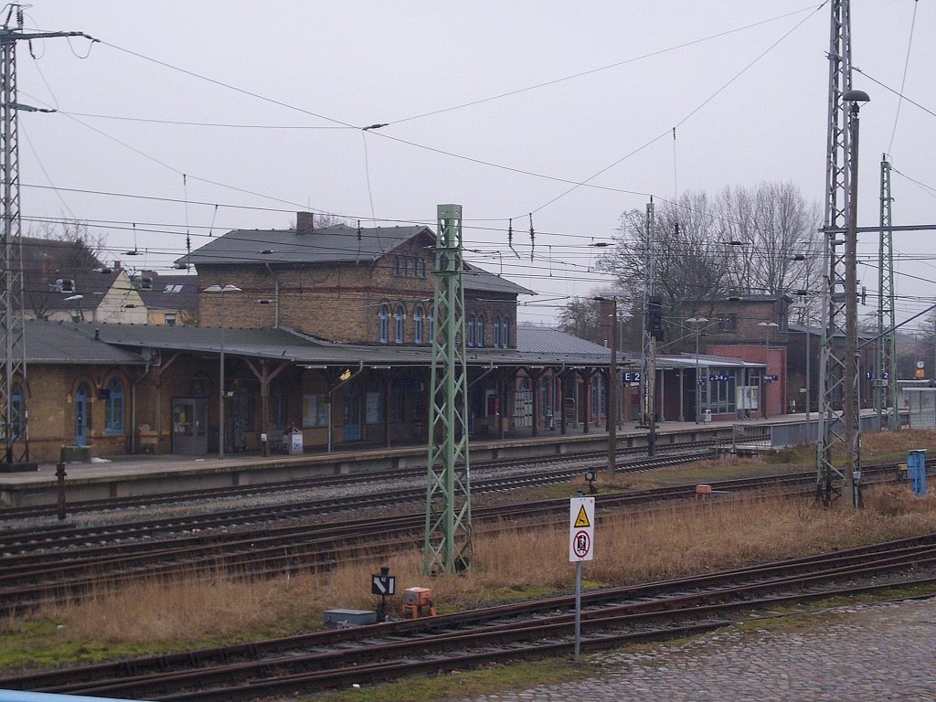 Bahnhof Bergen/Rgen am 21.02.2012