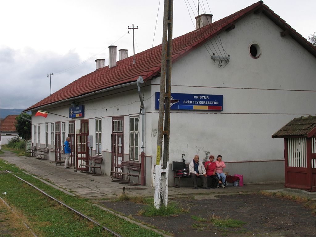 Bahnhof Cristur am 31-8-2010.