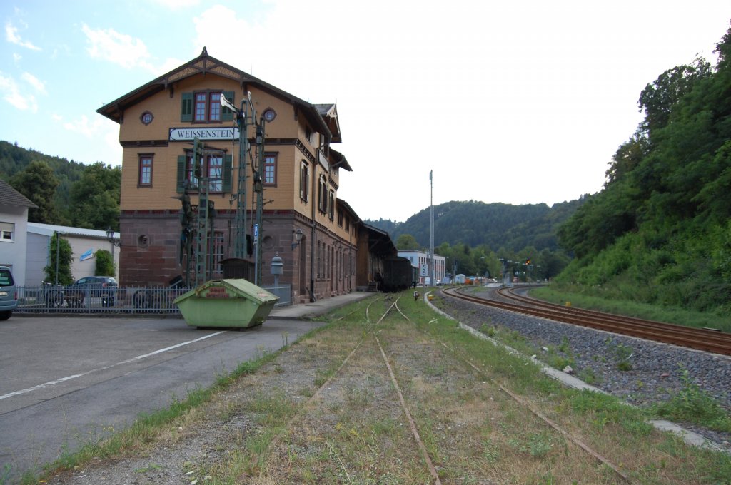 Bahnhof Dillweienstein am 5. August 2013.