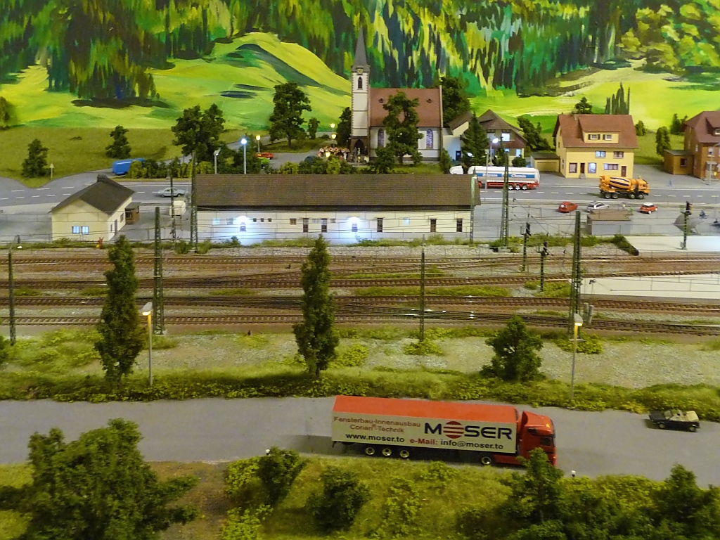 Bahnhof Hausach auf der Schwarzwald-Modellbahn, 3.10.11