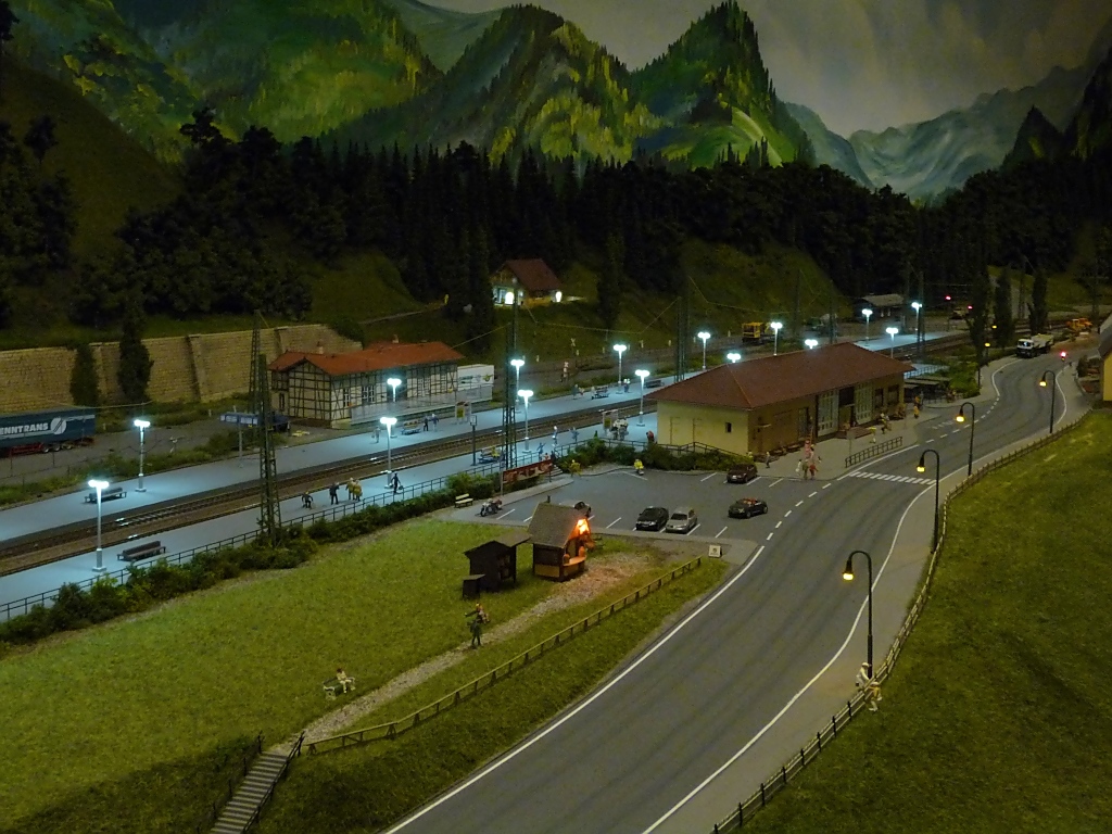 Bahnhof Hornberg auf der Schwarzwald-Modellbahn, 3.10.11