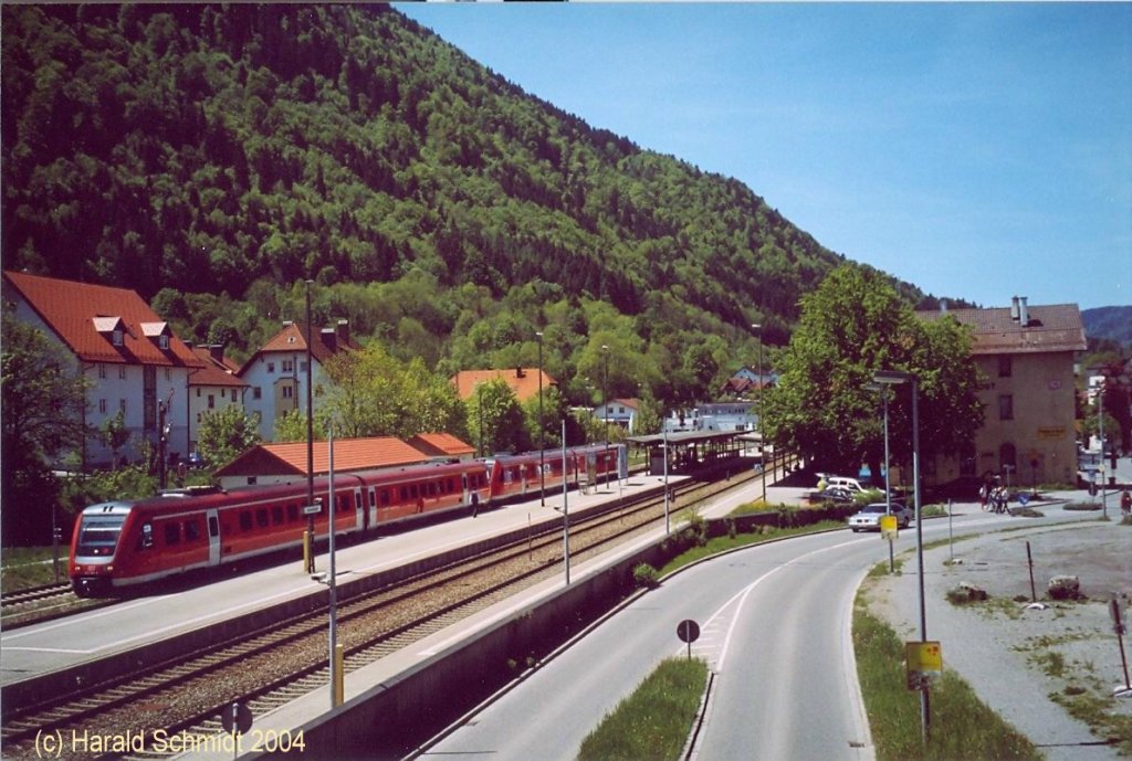 Bahnhof Immenstadt/Allgu im Jahre 2004 (scan vom Foto)