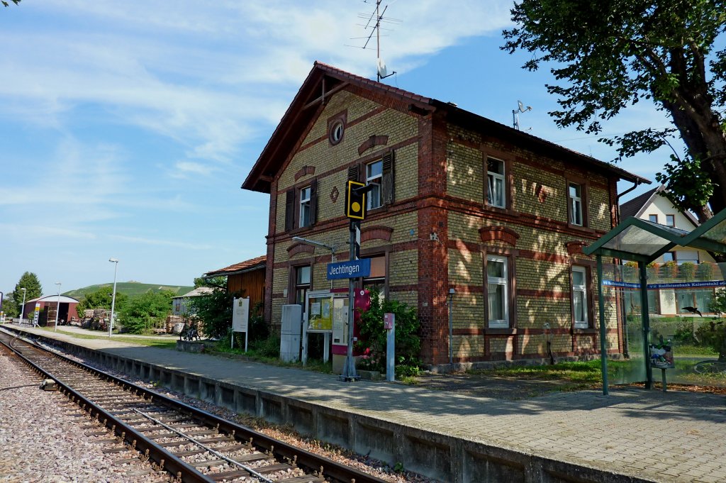 Bahnhof Jechtingen an der Kaiserstuhlbahn, Sept.2012