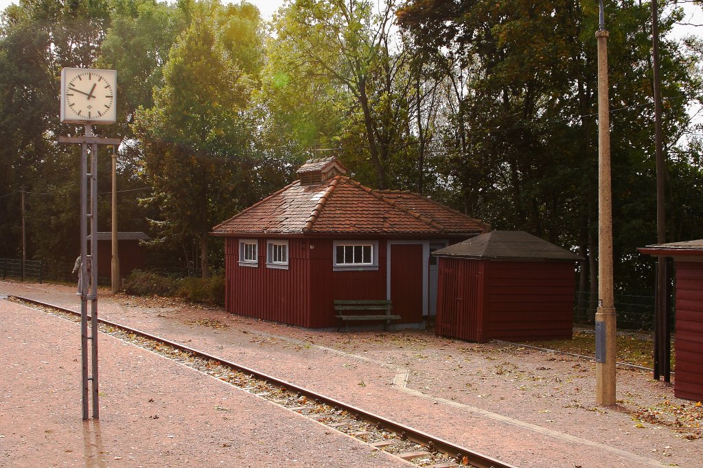 Bahnhof Malter (Teilansicht), aufgenommen am 07.10.2011.