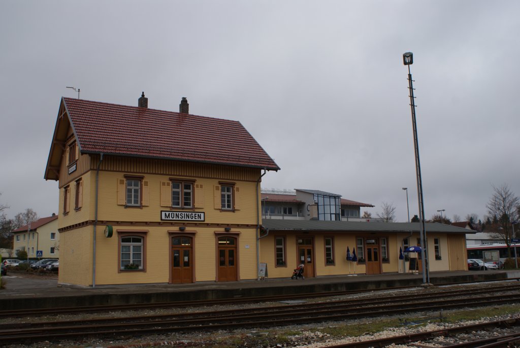Bahnhof M�nsingen am 08.11.2009