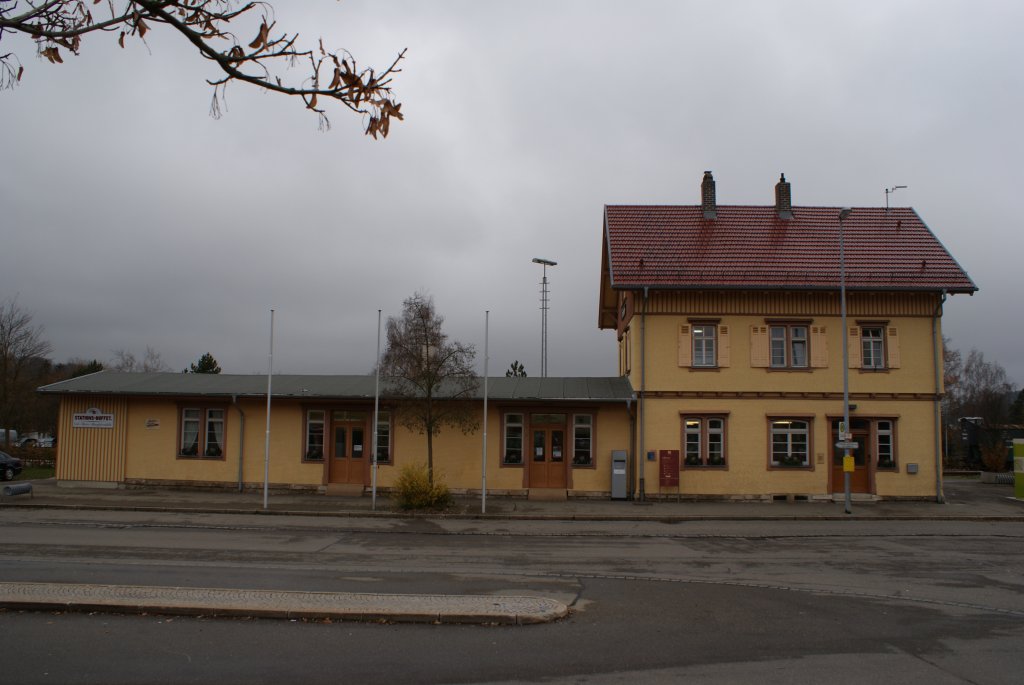 Bahnhof M�nsingen am 08.11.2009