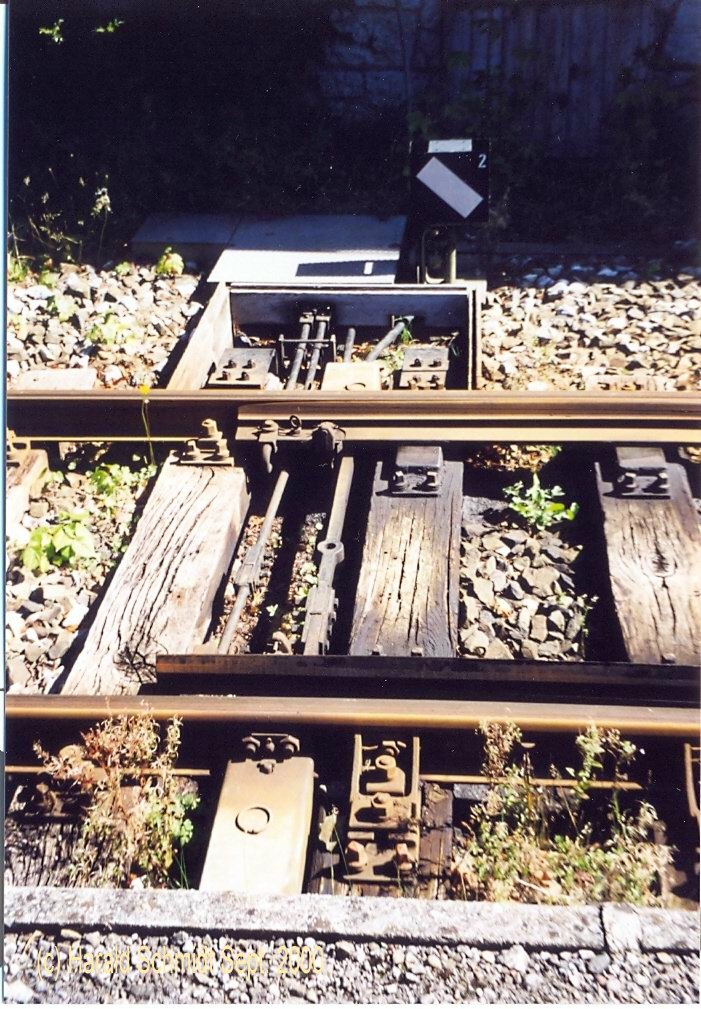 Bahnhof Pfronten/Allg�u im September 2000 / (scan vom Foto)