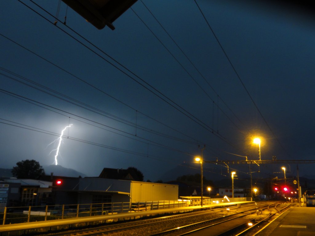 Bahnhof Sins, 18.08.2011