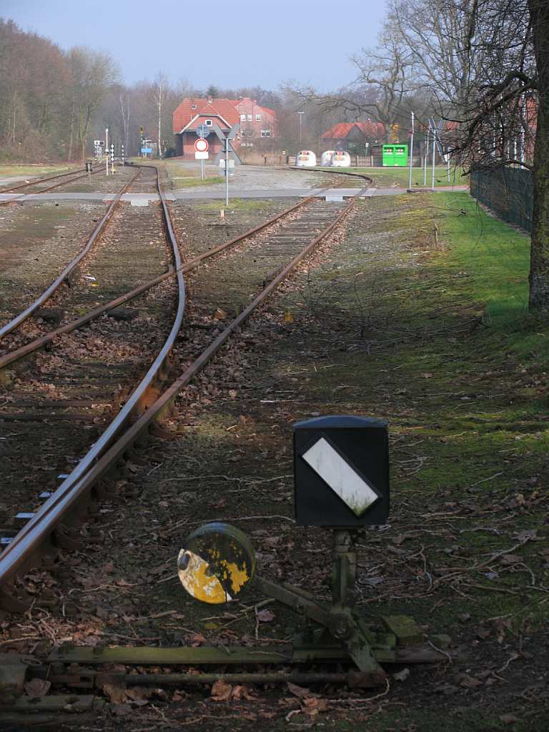 Bahnplan von Ramsloh am 16-3-2012.