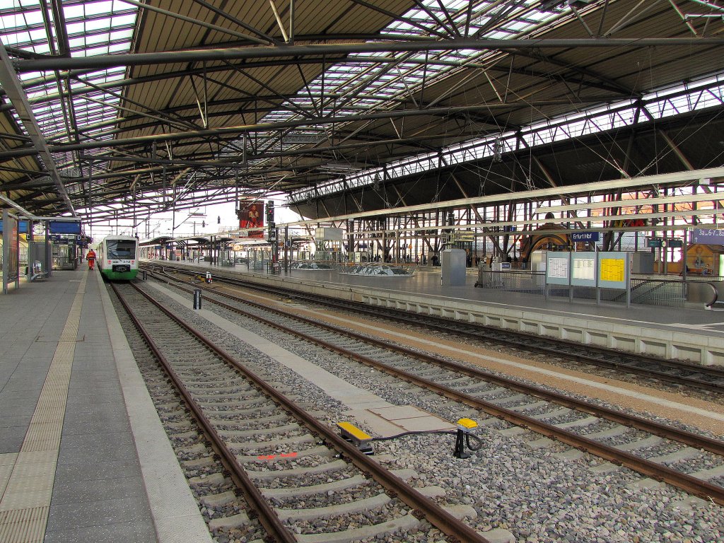 Bahnsteig 9 in Erfurt Hbf; 03.11.2011