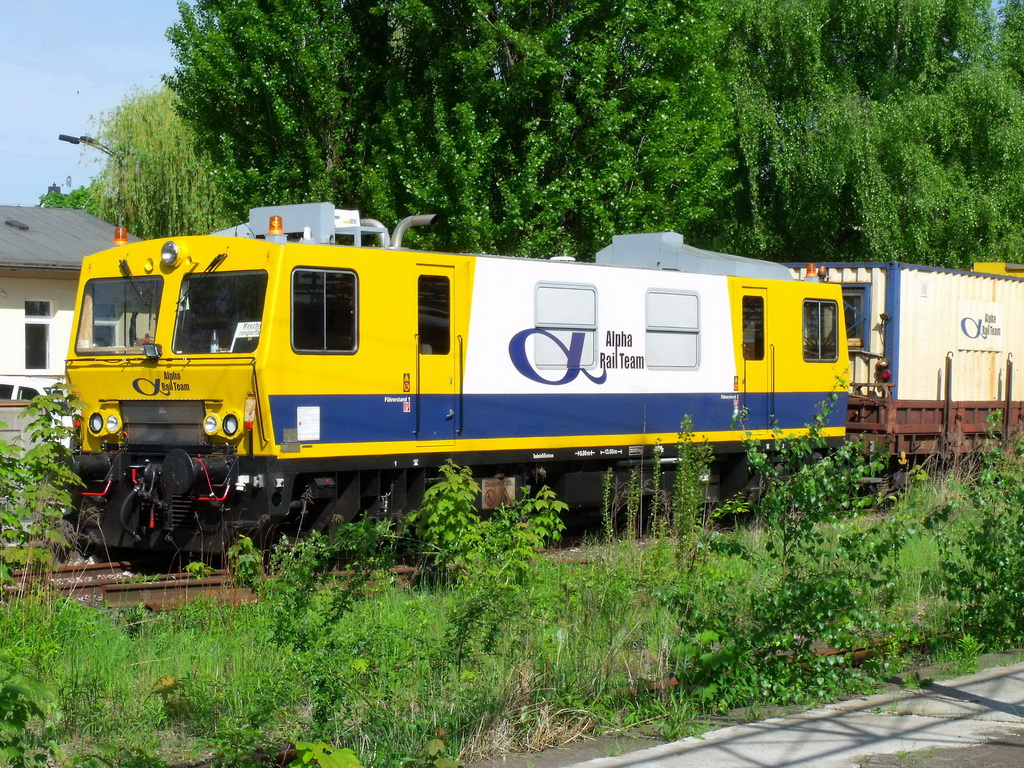 Baufahrzeug der  Alpha Rail Team  am 17.05.2010 in Altenburg