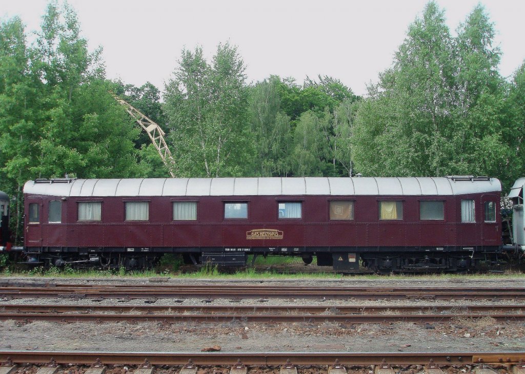 BB historische Speisewagen im Museum Luzna u Rakovnika am 2012:06:17