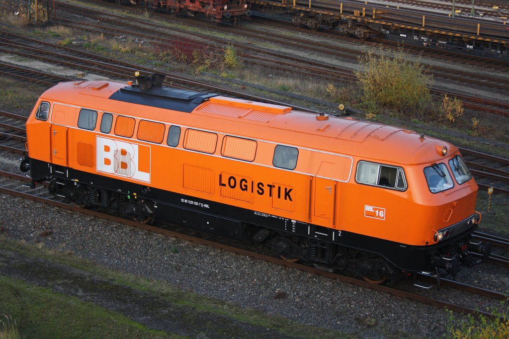 BBL 16 (225 100) am 16.11.12 in Duisburg-Entenfang.