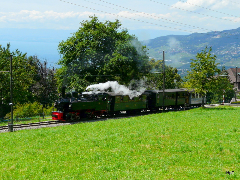 BC - Dampfzug unterwegs am 12.06.2011