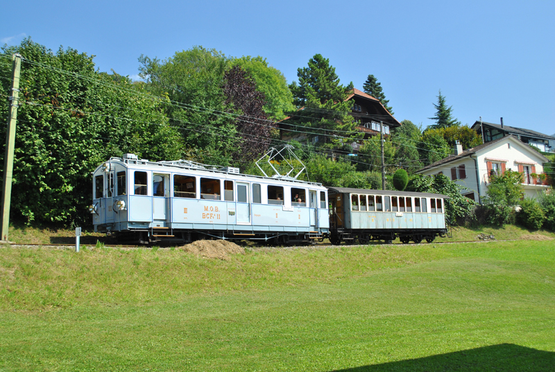 BCFe 4/4 11 C 45 ex MOB Blonay 08.09.2012