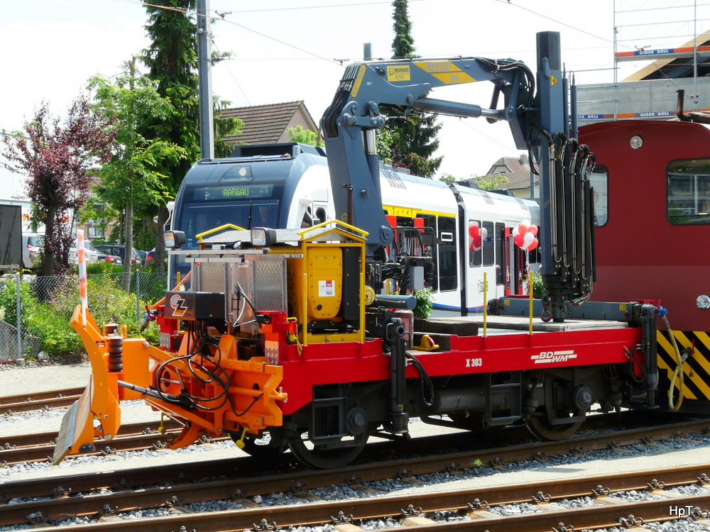 BD - Dienstwagen X 303 im Depotareal von Bremgarten beim Bahnfest am 29.05.2010