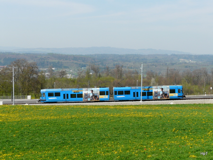BD WM - Triebewagen Be 4/8 24 unterwegs bei Wieden-Heinrti am 22.04.2010